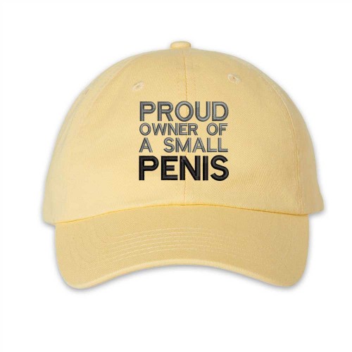 Proud owner of a small penis