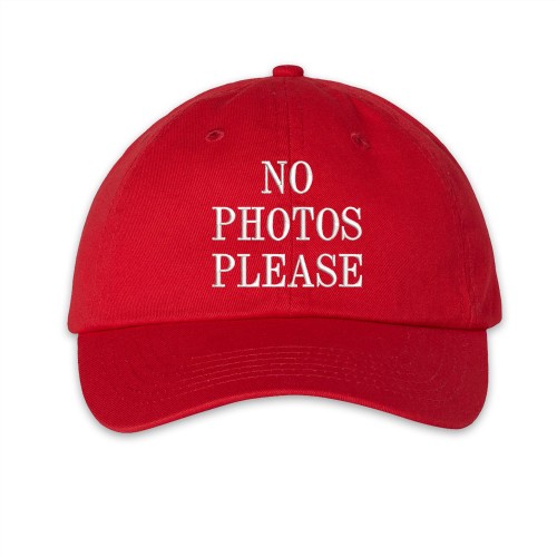 No photos please